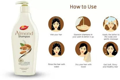 Dabur Almond Shampoo - 650 ml
