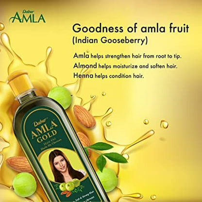 Dabur Amla Gold Hair Oil - 300 Ml