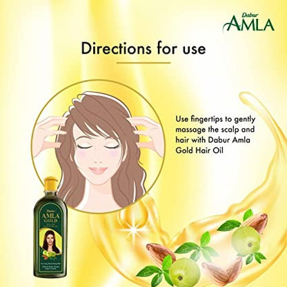 Dabur Amla Gold Hair Oil - 300 Ml