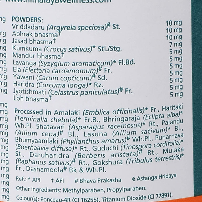 Himalaya Herbals - Geriforte Tablets - 60 tabs - Pack of 1