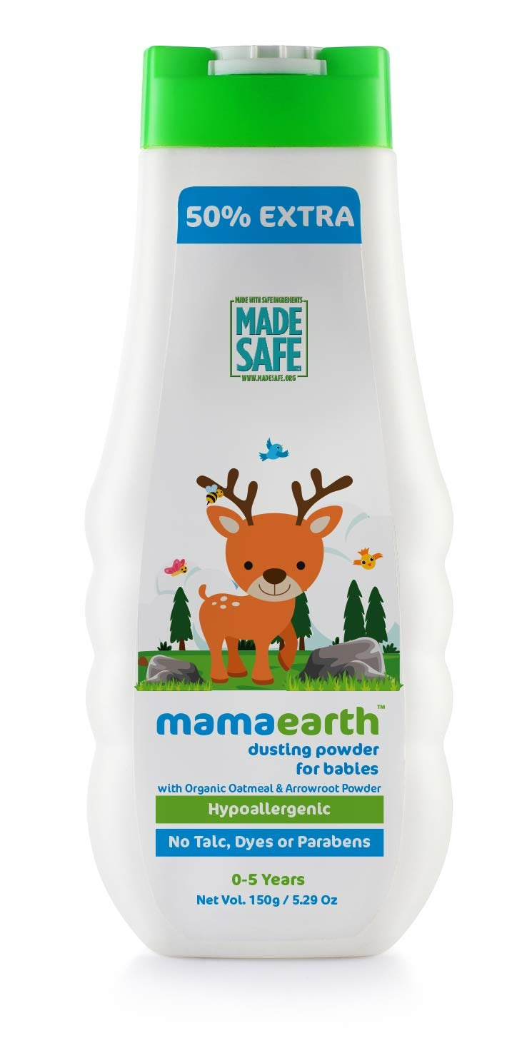 Mamaearth Dusting Baby Powder For Calms & Relaxes Skin, Prevents Diaper Rash - 150 gm
