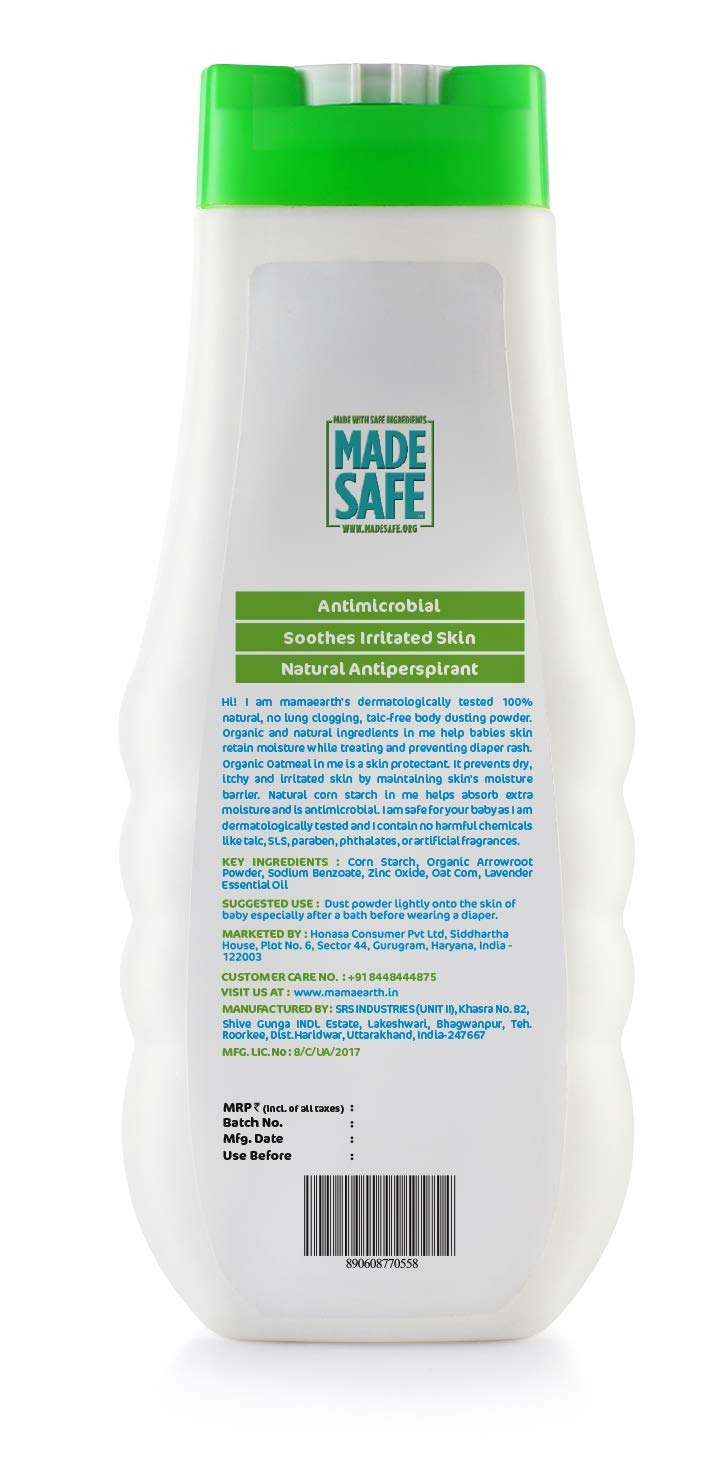 Mamaearth Dusting Baby Powder For Calms & Relaxes Skin, Prevents Diaper Rash - 150 gm