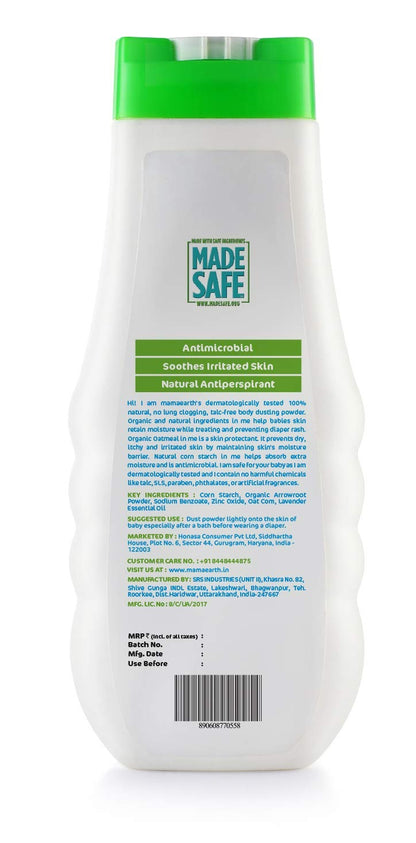 Mamaearth Dusting Baby Powder For Calms & Relaxes Skin, Prevents Diaper Rash - 150 gm