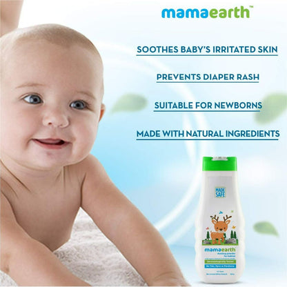 Mamaearth Dusting Baby Powder For Calms & Relaxes Skin, Prevents Diaper Rash - 150 gm
