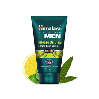Himalaya Men Intense Oil Clear Lemon Face Wash - 50 ml