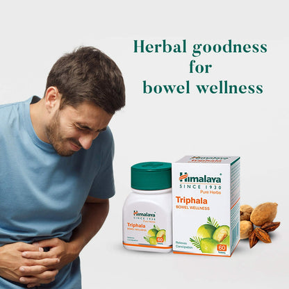 Himalaya Wellness Pure Herbs Triphala Bowel Wellness - 60 tabs - Pack of 1