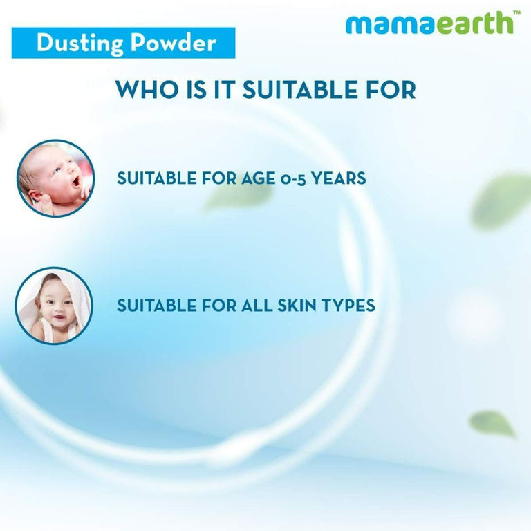 Mamaearth Dusting Baby Powder For Calms & Relaxes Skin, Prevents Diaper Rash - 150 gm