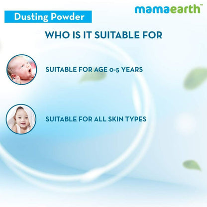 Mamaearth Dusting Baby Powder For Calms & Relaxes Skin, Prevents Diaper Rash - 150 gm