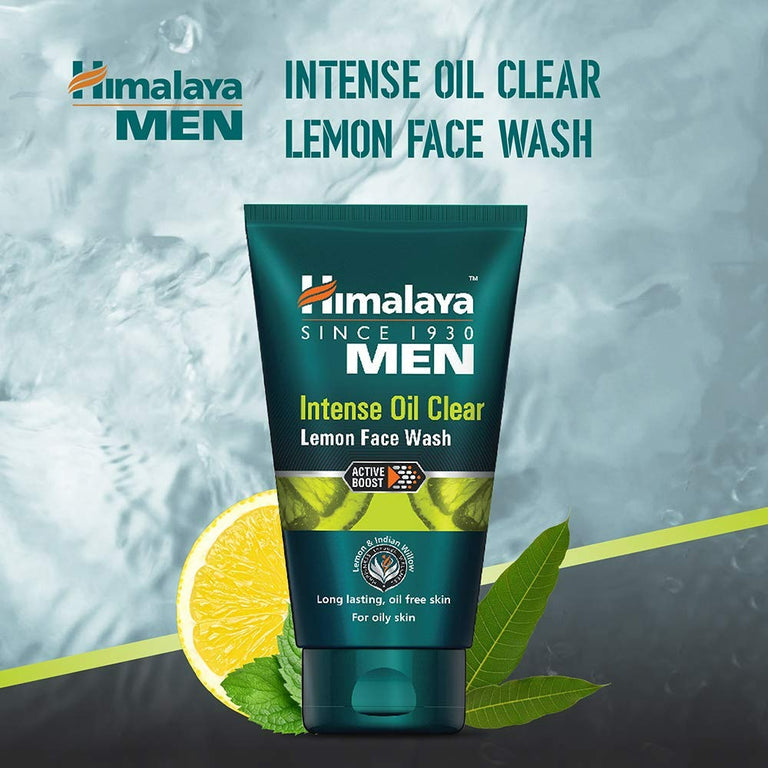 Himalaya Men Intense Oil Clear Lemon Face Wash - 50 ml