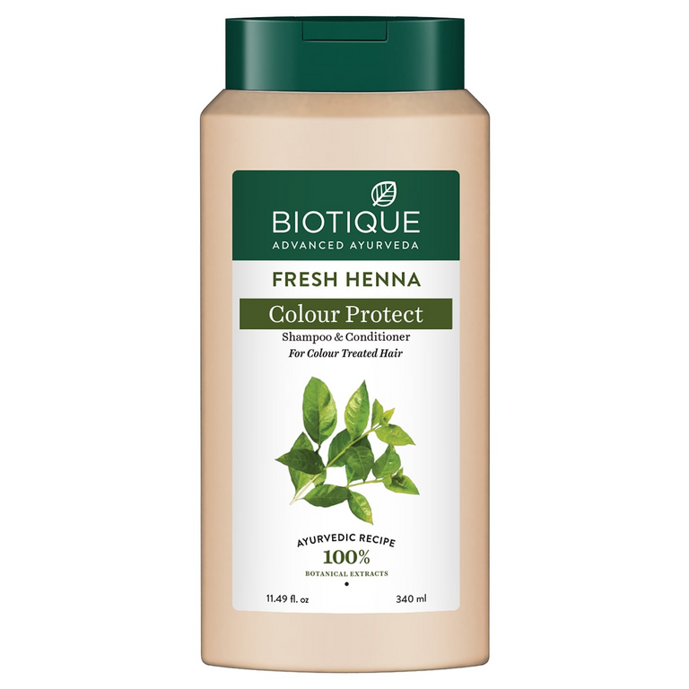 Biotique Bio Henna Leaf Fresh Texture Shampoo and Conditioner - 120 ml