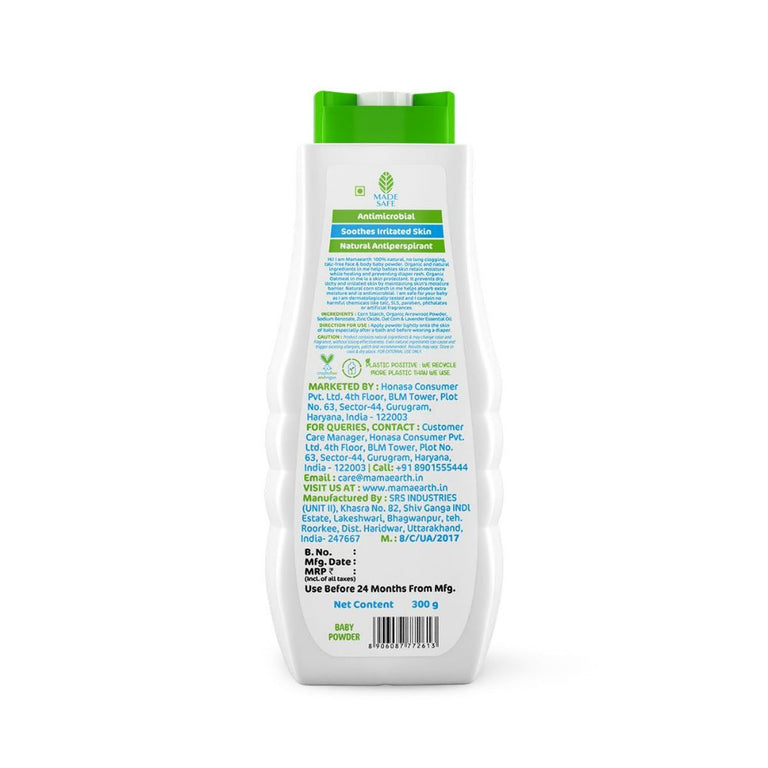 Mamaearth Dusting Baby Powder For Calms & Relaxes Skin, Prevents Diaper Rash - 150 gm