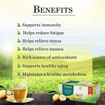 Himalaya Green Tea Lemon - 60 Teabags