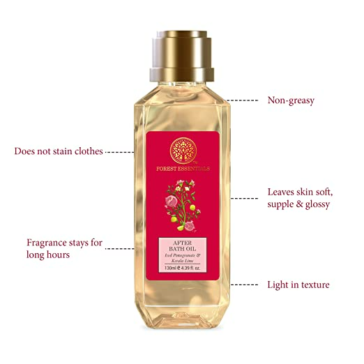 Forest Essentials After Bath Oil Iced Pomegranate & Kerala Lime - 50 ml