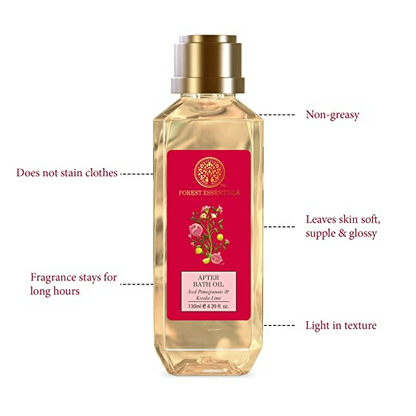 Forest Essentials After Bath Oil Iced Pomegranate & Kerala Lime - 50 ml