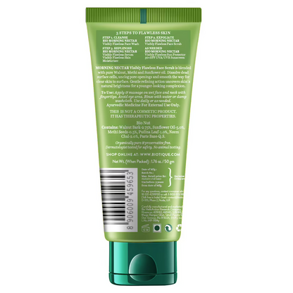 Biotique Advanced Ayurveda Bio Morning Nectar Visibly Flawless Face Scrub - 50 Gm