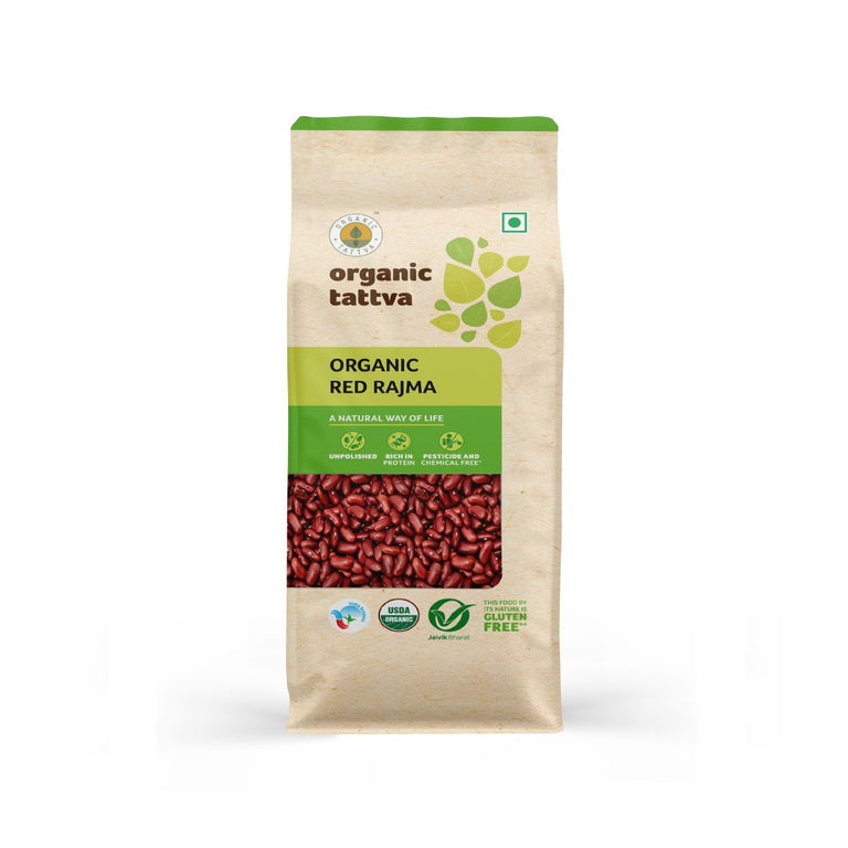 Organic Tattva Red Rajma (Jammu) - 500 gm