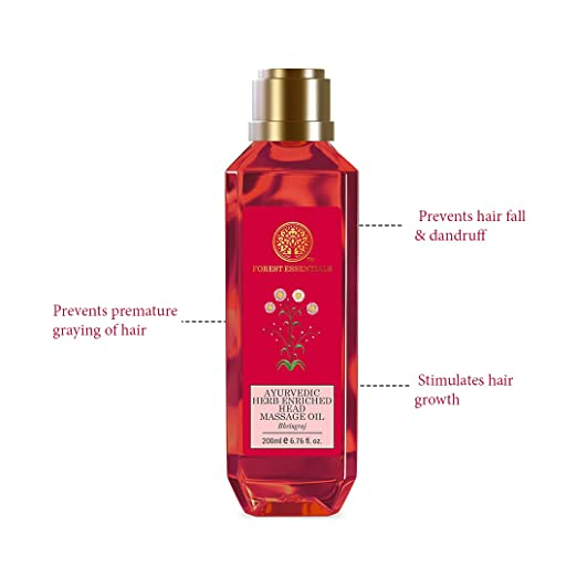 Forest Essentials Ayurvedic Herb Enriched Head Massage Oil Bhringraj - 50 ml