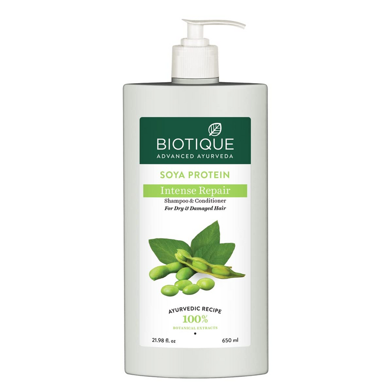 Biotique Advanced Ayurveda Bio Soya Protein Fresh Nourishing Shampoo - 120ml