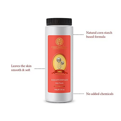 Forest Essentials Baby Body Powder Dasapushpadi - 90 gm