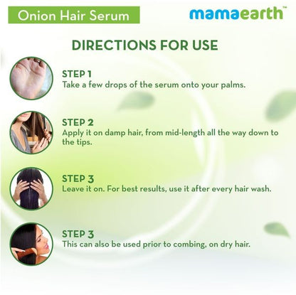 Mamaearth Onion Hair Serum & Onion Hair Oil - Combo