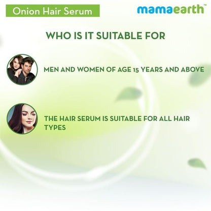 Mamaearth Onion Hair Serum & Onion Hair Oil - Combo