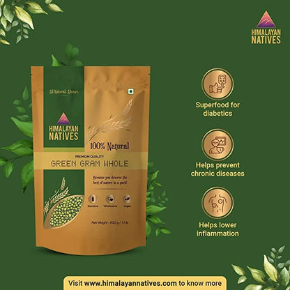 Himalayan Natives Green Gram Whole - 1 kg