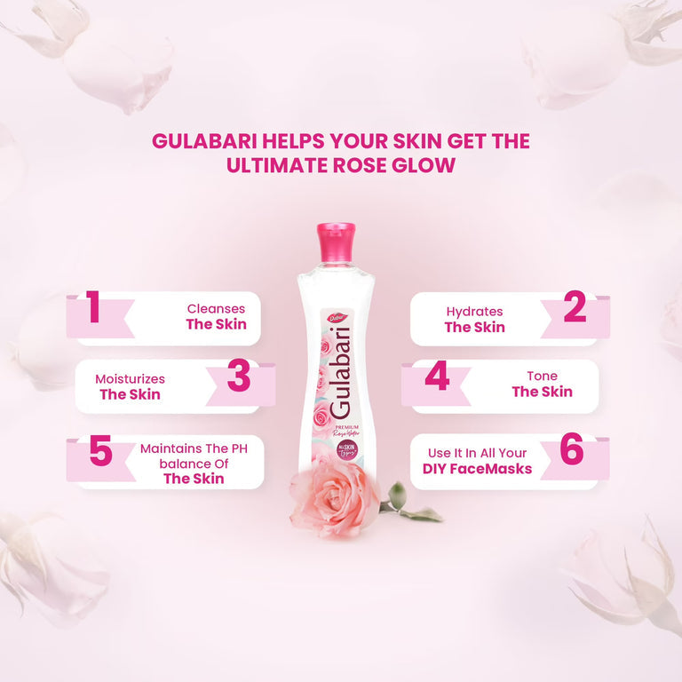Dabur Gulabari Rose Water - 250 ml