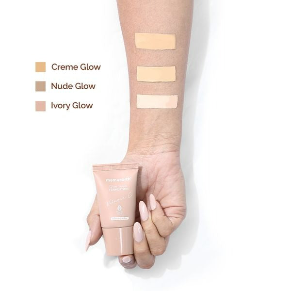 Mamaearth Glow Serum Foundation-Nude Glow - 18 ml