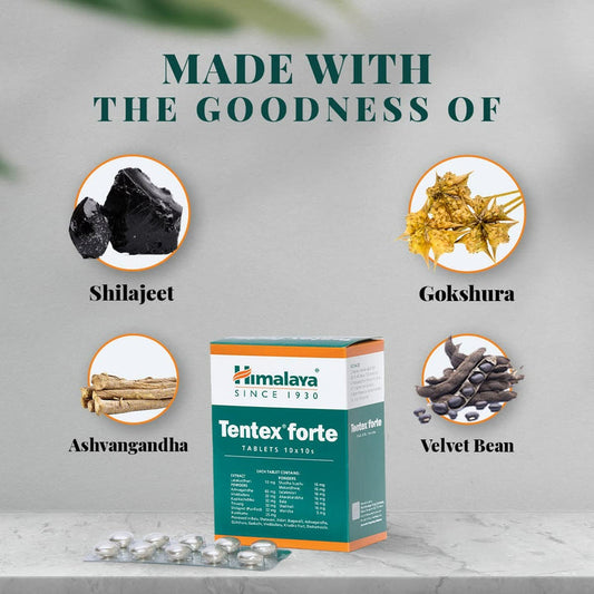 Himalaya Tentex Forte Tablets - 10 tabs