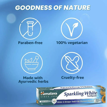 Himalaya Sparkling White Tooth Paste - 80 gm