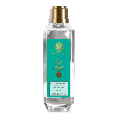 Forest Essentials Organic Cold Pressed Virgin Oil Coconut - 200 ml