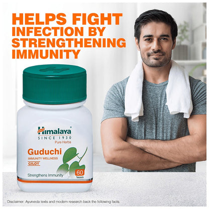 Himalaya Herbals - Guduchi Immunity Wellness - Pack of 1 - 60 tabs