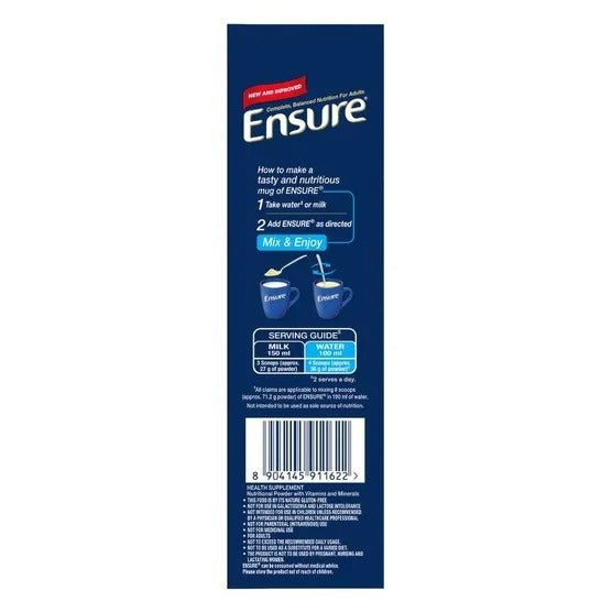 Ensure Nutritional Powder Vanilla Flavour - Balanced Nutrition Drink, Helps in Weight Management - 200 gm - Refill Pack
