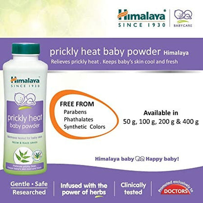 Himalaya Herbals - Prickly Heat Baby Powder - 100 gm