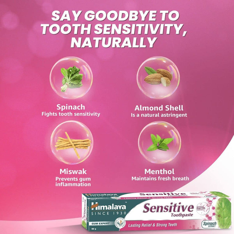 Himalaya Sensitive Tooth Paste - 80 gm