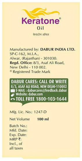 Dabur Keratone Oil - 100 ml