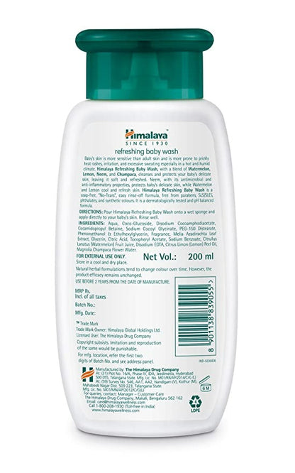 Himalaya Herbals - Refreshing Baby Wash - 100 ml