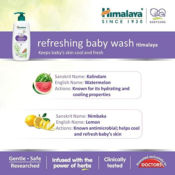 Himalaya Herbals - Refreshing Baby Wash - 100 ml