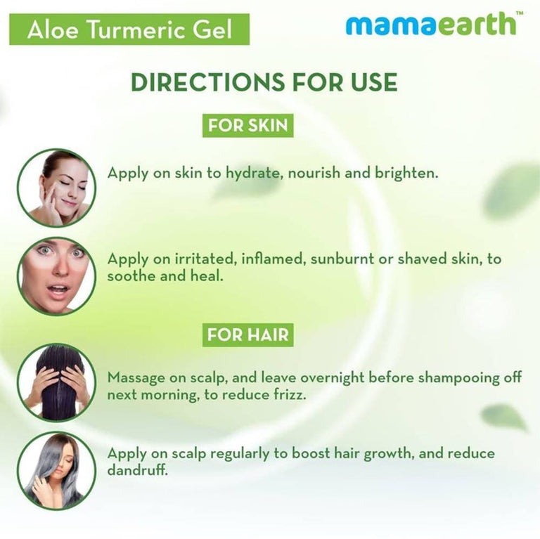 Mamaearth Aloe Turmeric Gel For Skin & Hair - 150 ml