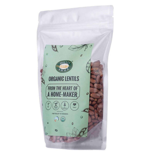 Millet Amma Organic Rajma Chitra - 500 gm
