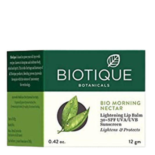 Biotique Bio Morning Nectar Lightning Lip Balm SPF 30 - 12 gm