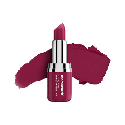 Mamaearth Creamy Matte Long Stay Lipstick - Cranberry Crush - 4.2 gm