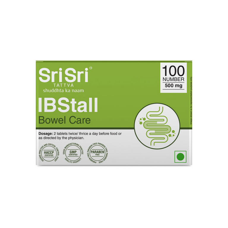 Sri Sri Tattva IBStall-Bowel Care Tablets - 100 tabs