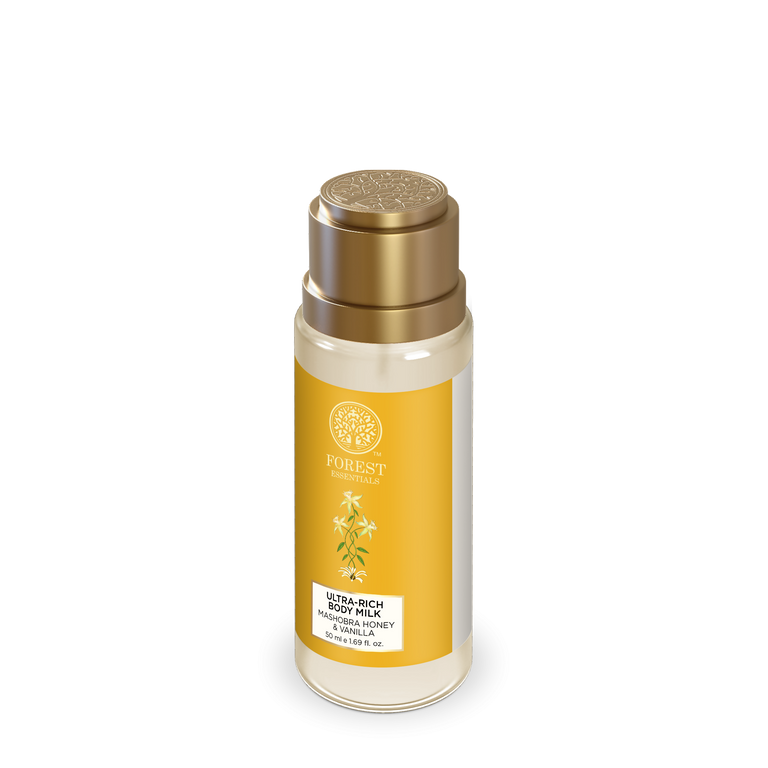 Forest Essentials Ultra Rich Body Milk Mashobra Honey & Vanilla Body Lotion - 50 ml