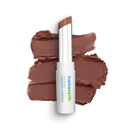 Mamaearth Soft Matte Long Stay Lipstick - Mocha Brown - 3.5 gm