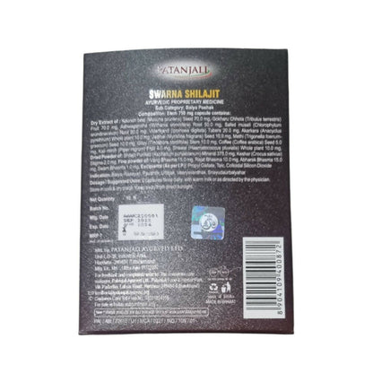 Patanjali Swarna SJ Capsules - 10 caps