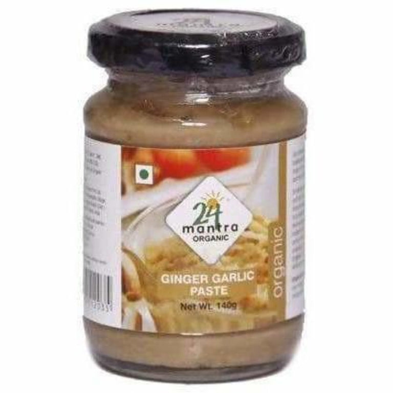 24 Mantra Organic Ginger Garlic Paste - 280 gm