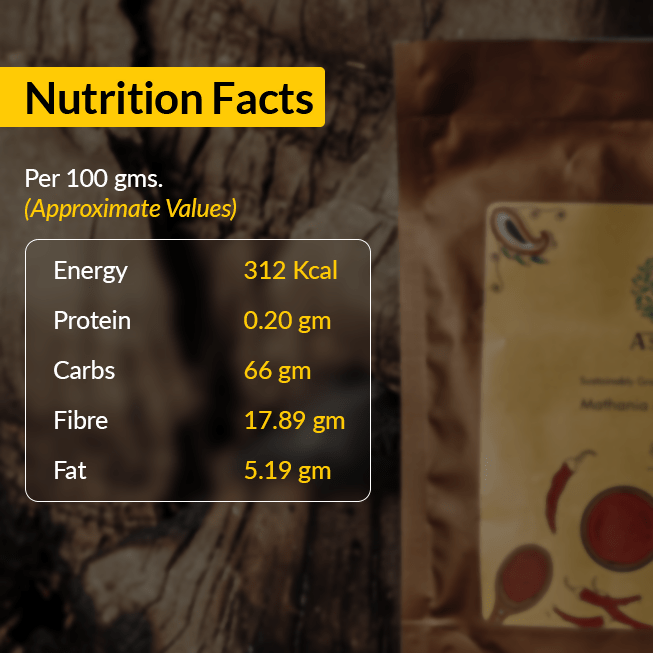 Asavi Stone Grounded Mathania Chilli Powder - 150 gm