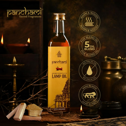 Panchami Sacred Fragrances - Sandalwood Lamp Oil - 500 ml