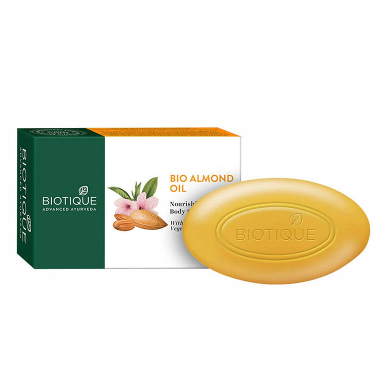Biotique Advanced Ayurveda Bio Almond Oil Nourishing Body Soap - Pack of 3